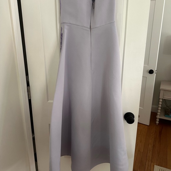 Amsale Sequin Floral Cocktail Dress - Picture 3 of 10